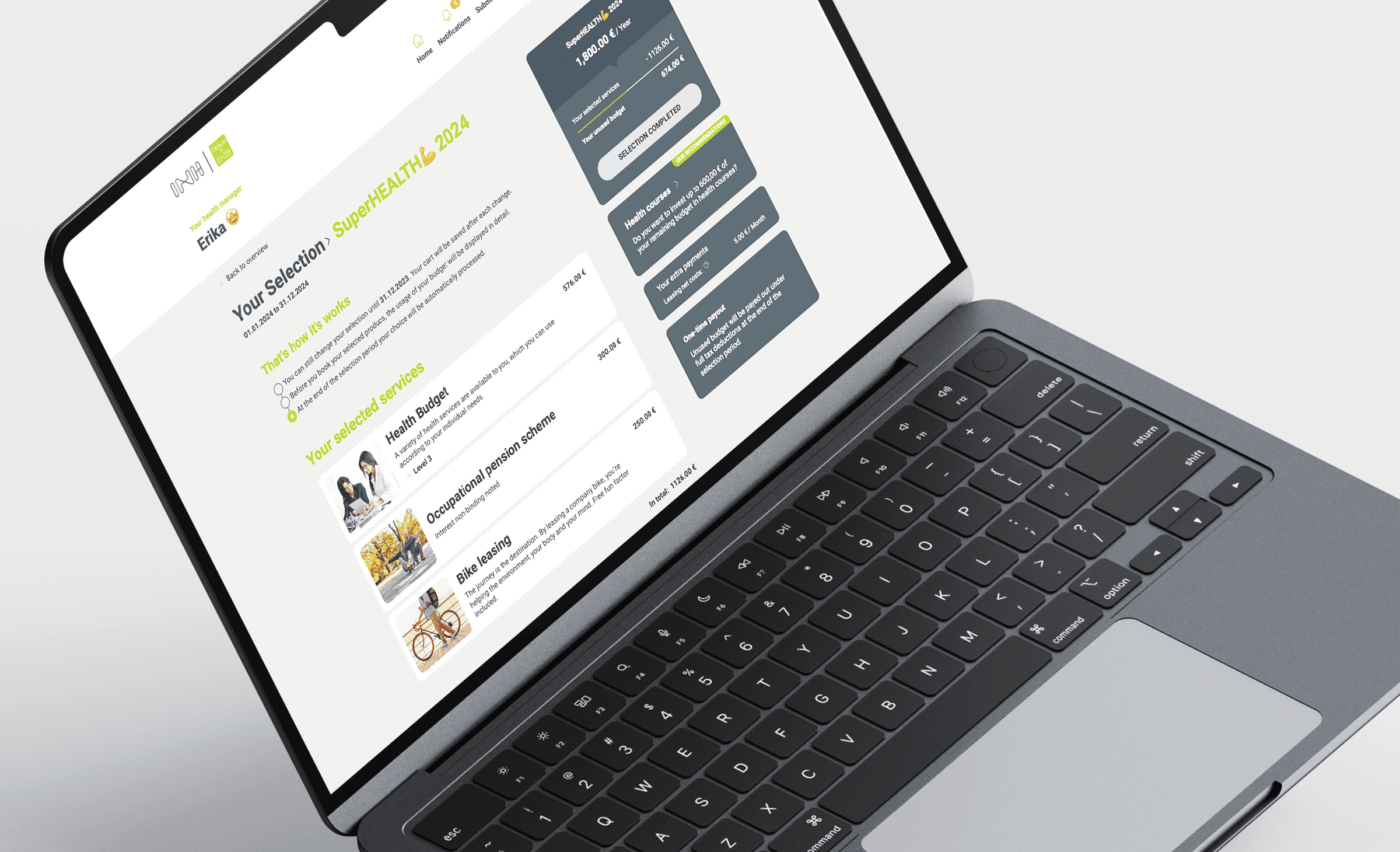 INH · Health Benefits Platform