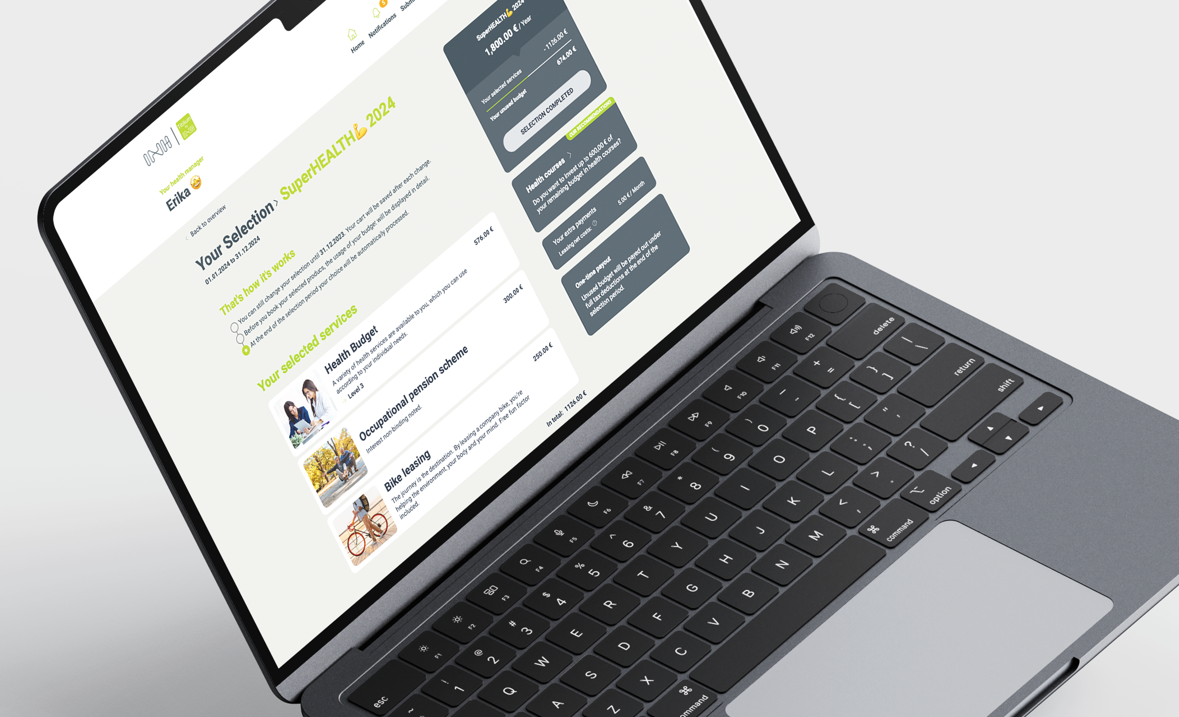 INH · Health Benefits Platform