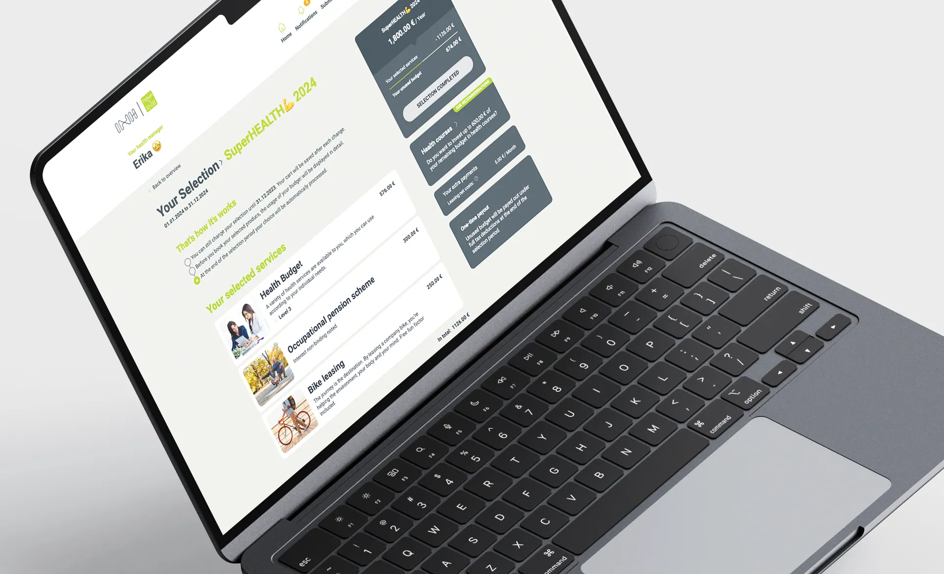 INH · Health Benefits Platform