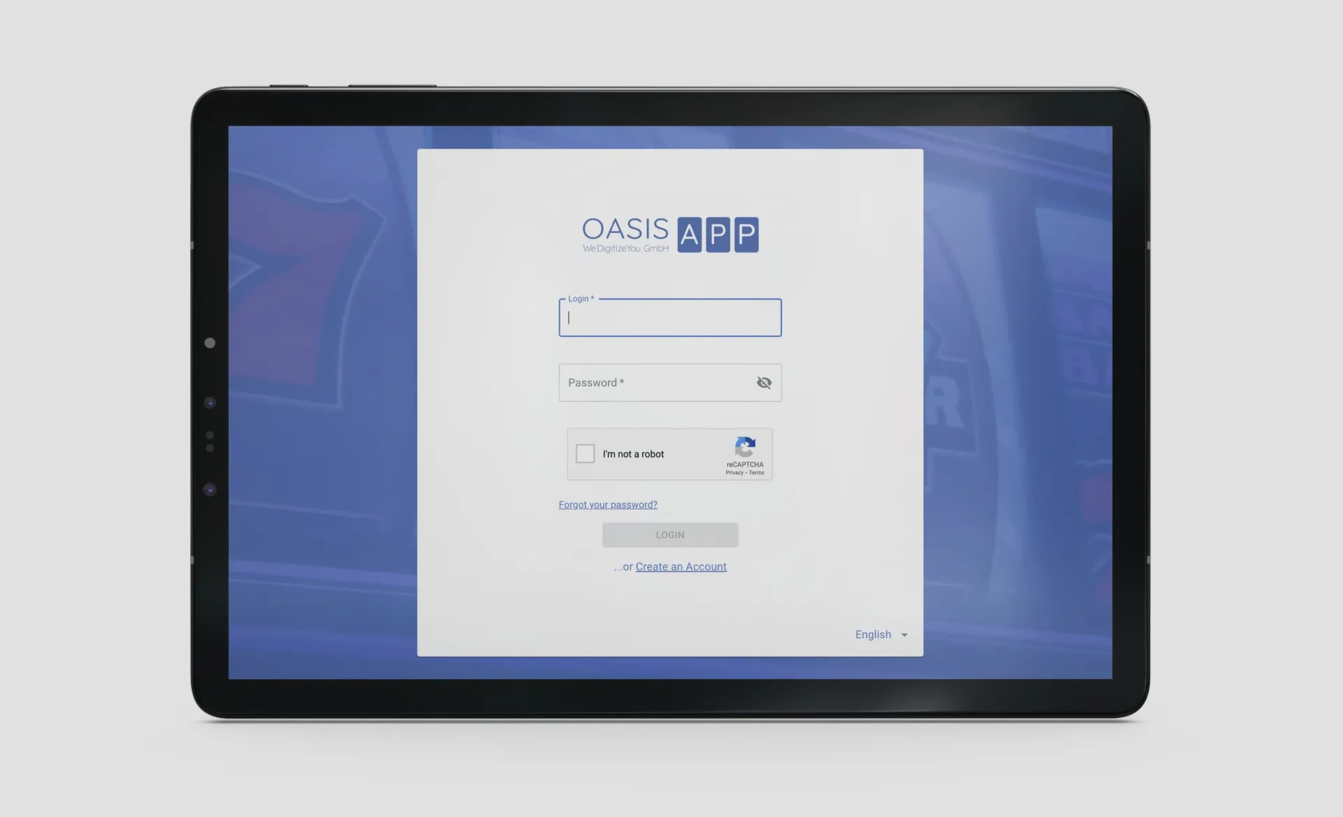 Oasis App — detail